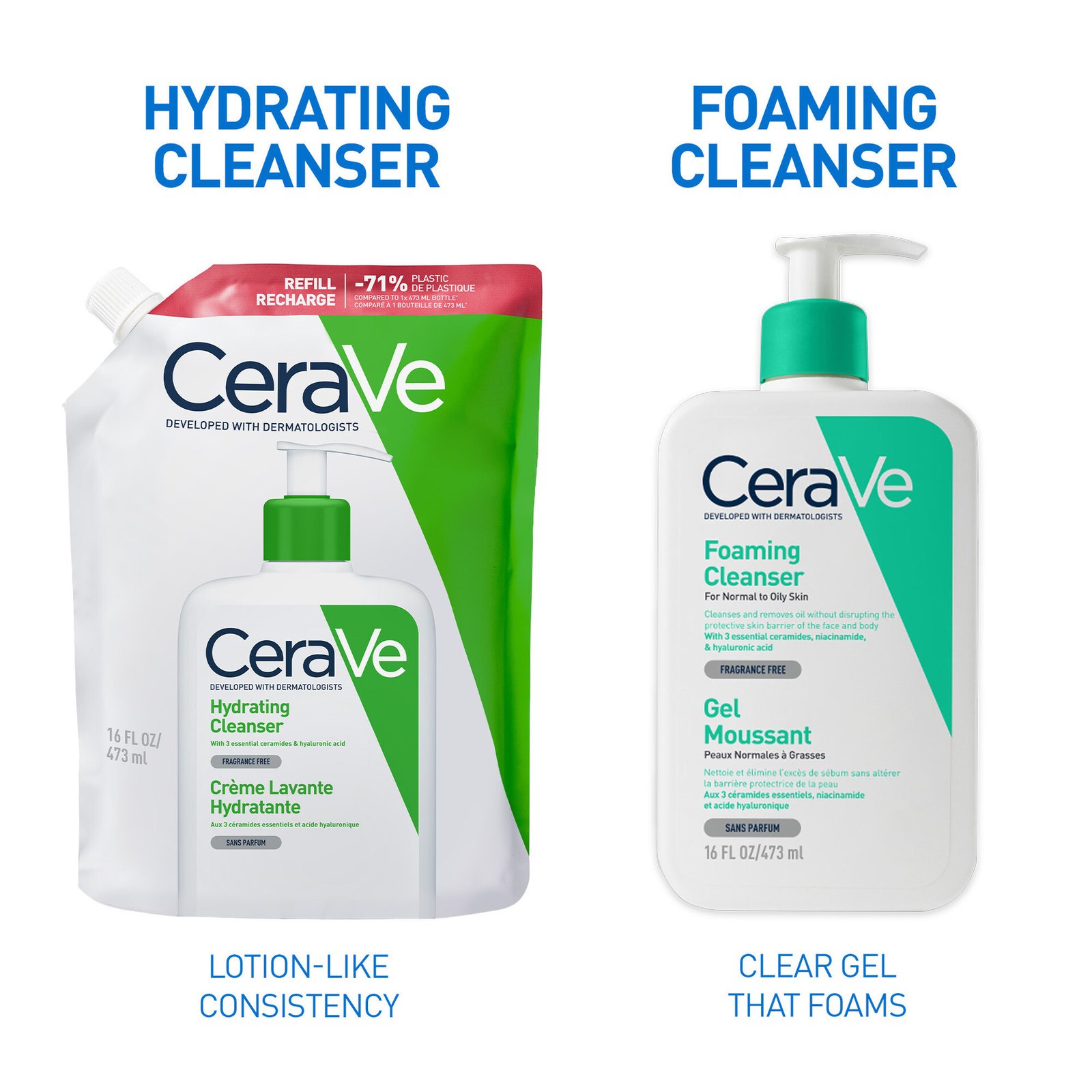 CeraVe Hydrating Cleanser Refill 473 ml