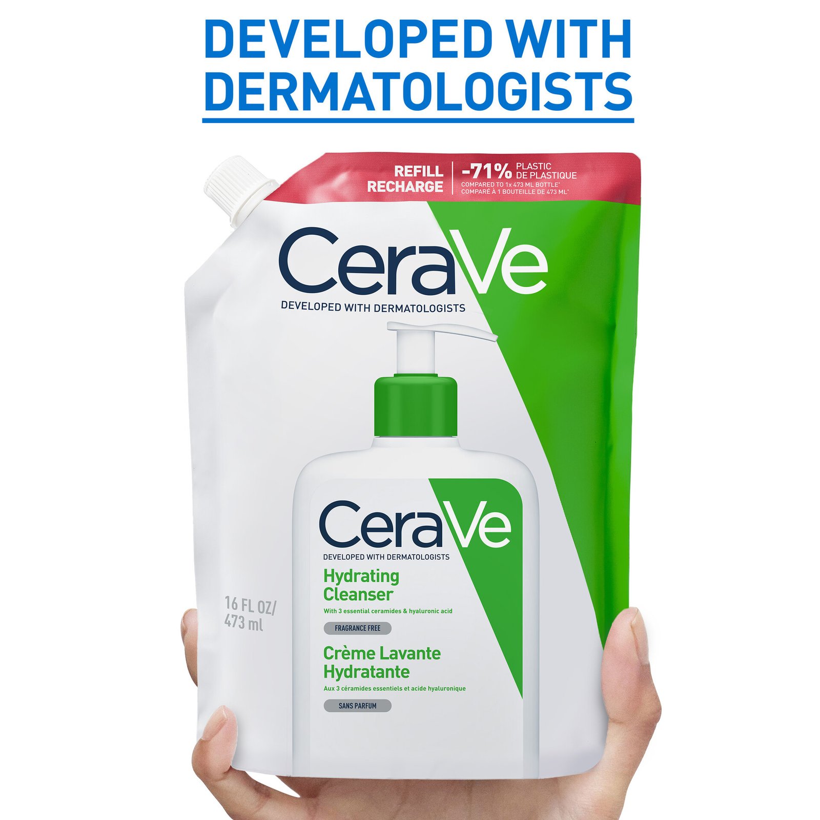 CeraVe Hydrating Cleanser Refill 473 ml