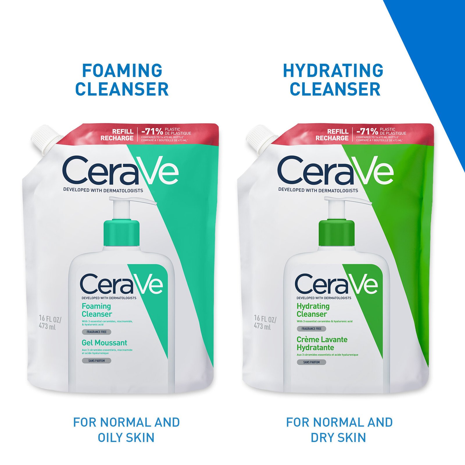 CeraVe Hydrating Cleanser Refill 473 ml