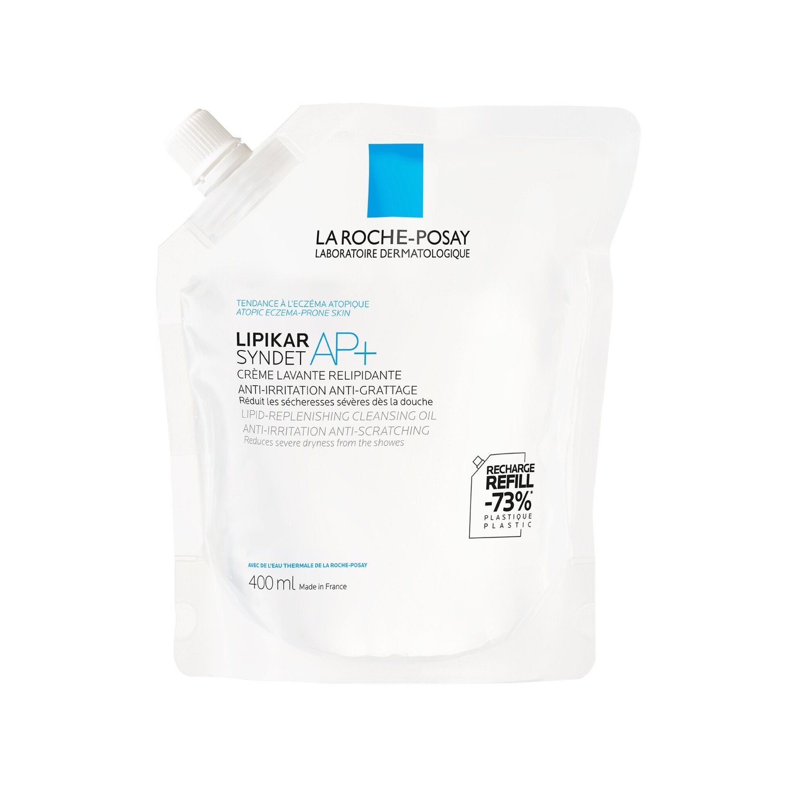La Roche-Posay Lipikar Syndet AP+ duschkräm Refill 400 ml
