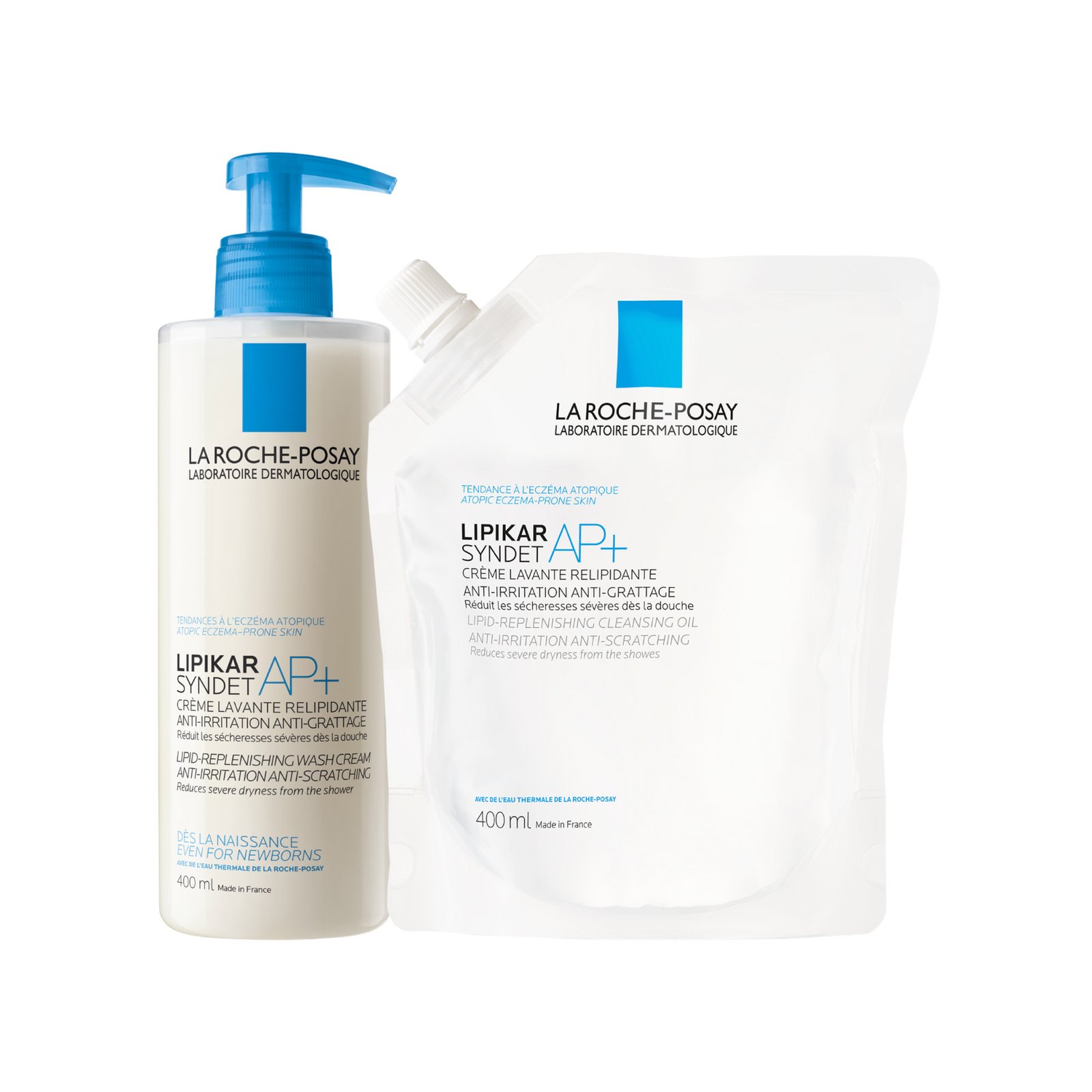La Roche-Posay Lipikar Syndet AP+ duschkräm Refill 400 ml