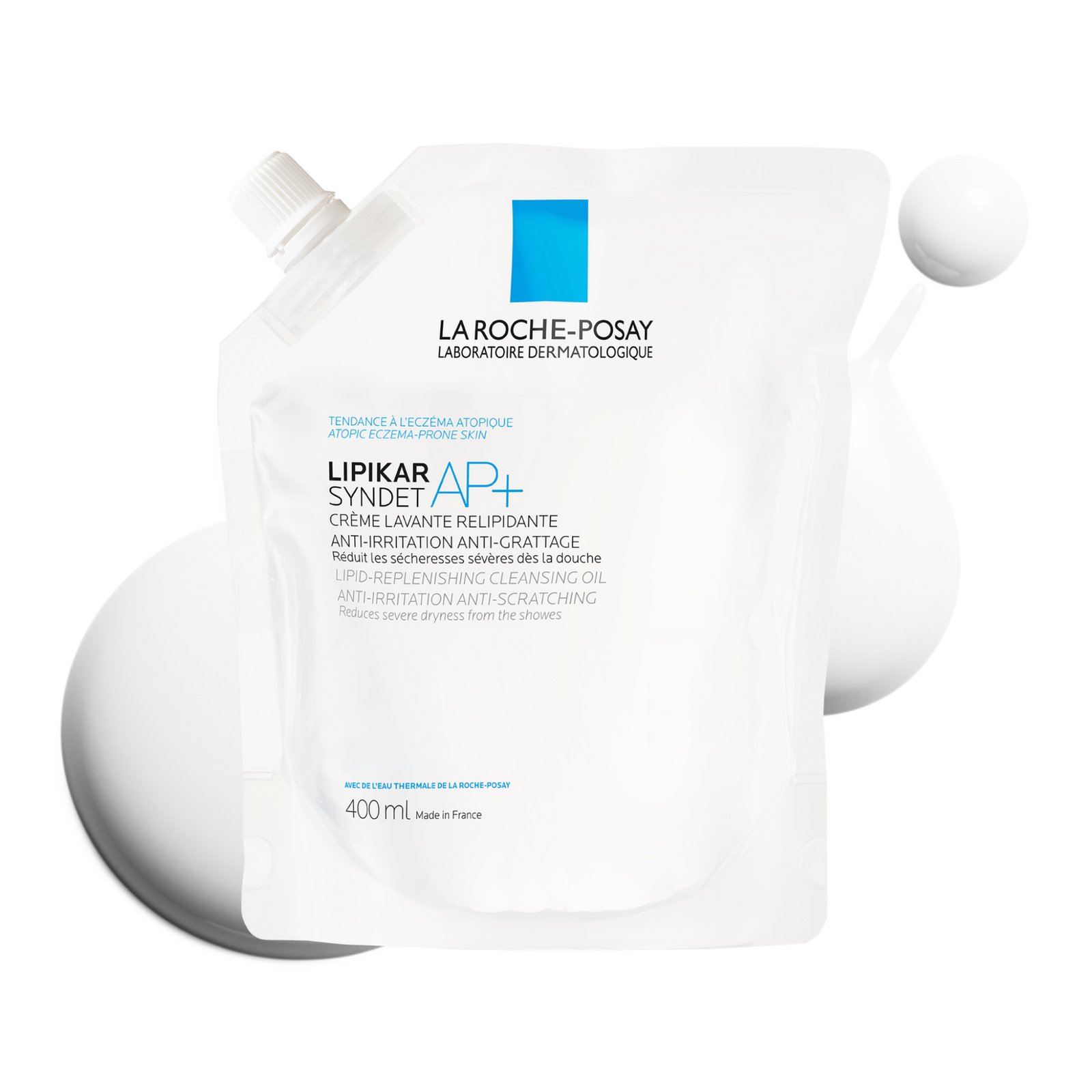 La Roche-Posay Lipikar Syndet AP+ duschkräm Refill 400 ml