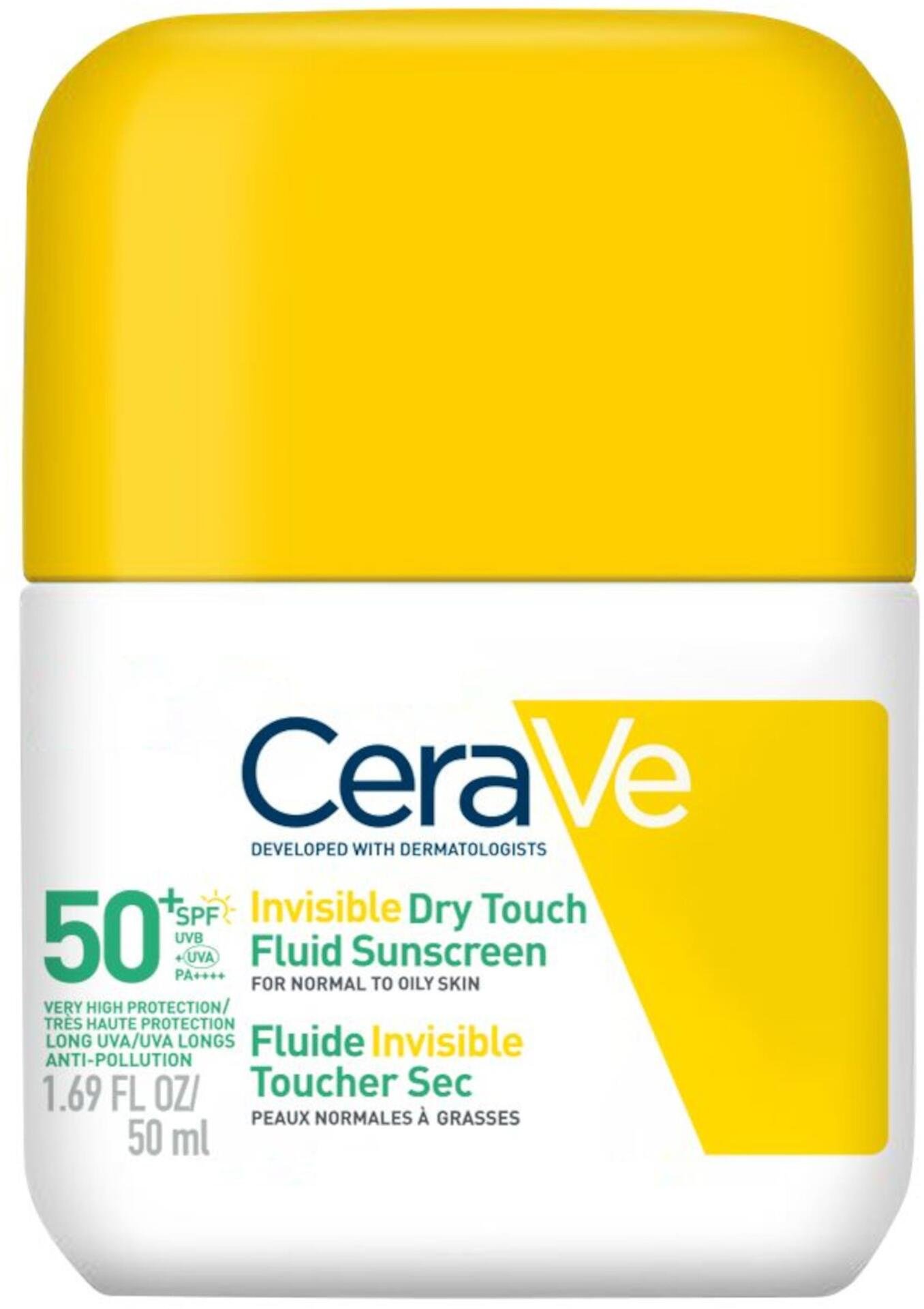 CeraVe Invisible Dry Touch Fluid Sunscreen SPF50+ 50 ml