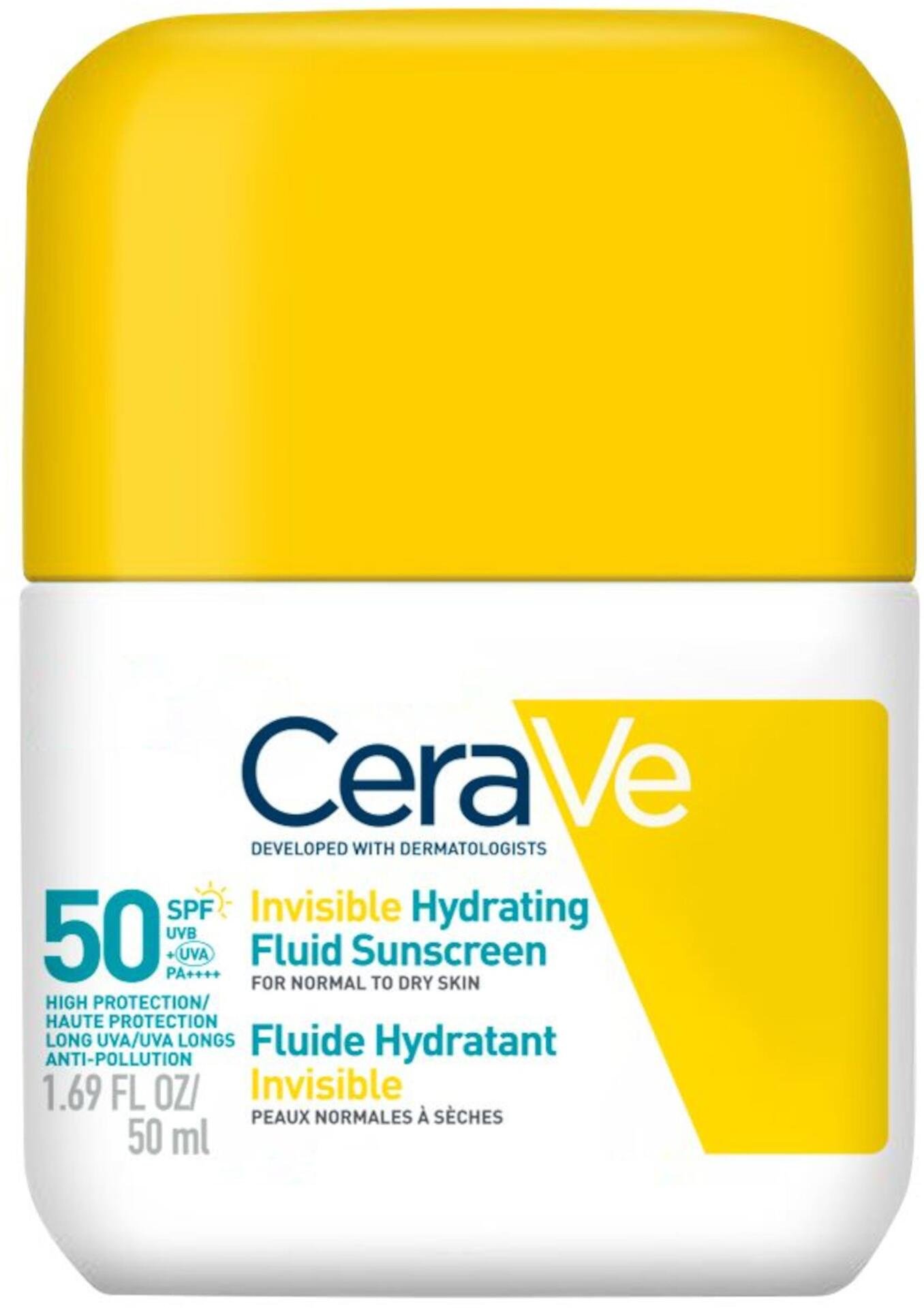 CeraVe Invisible Hydrating Fluid Sunscreen SPF50 50 ml