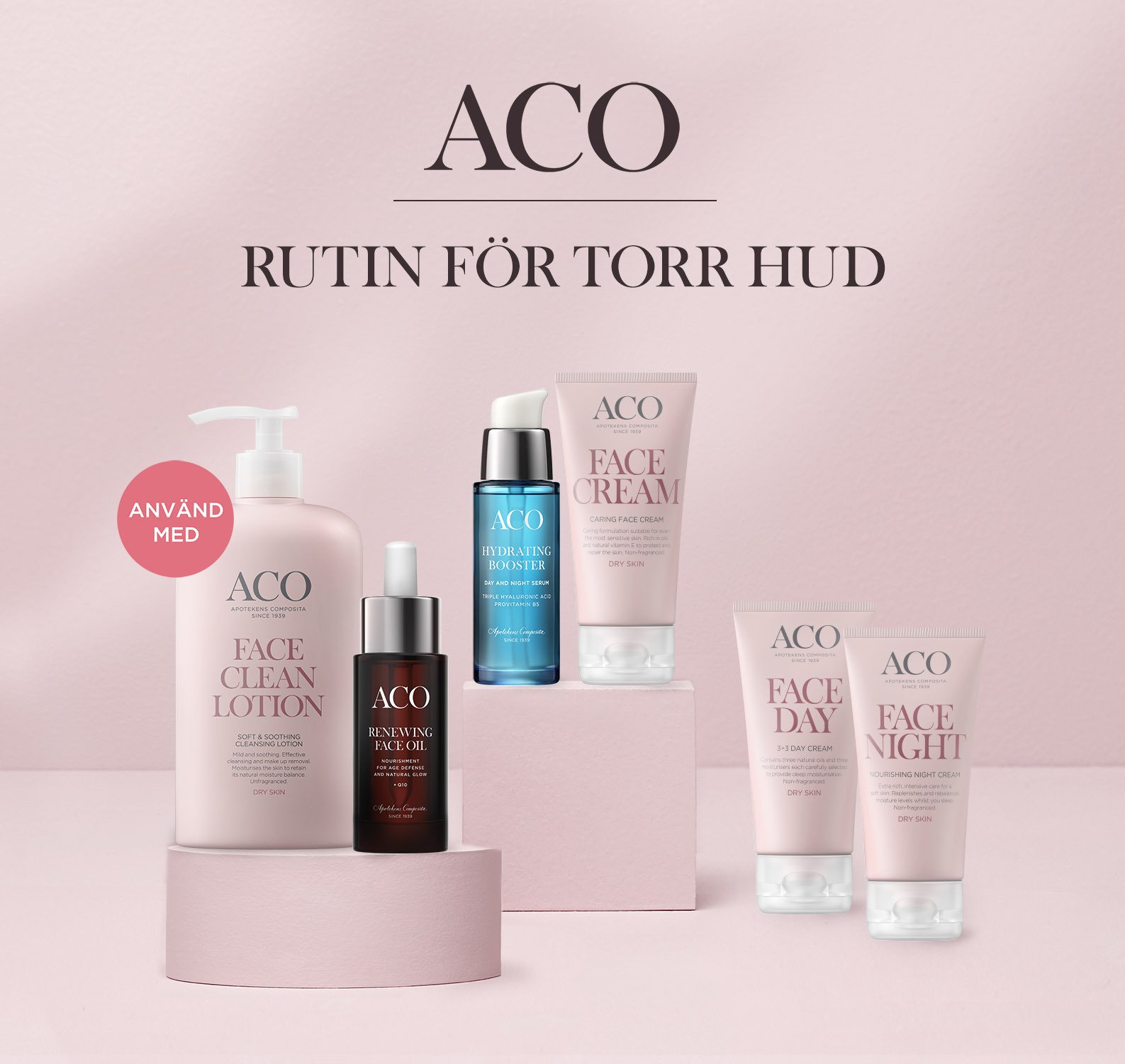 ACO Face 3+3 Day Cream Oparfymerad Dagkräm 50 ml