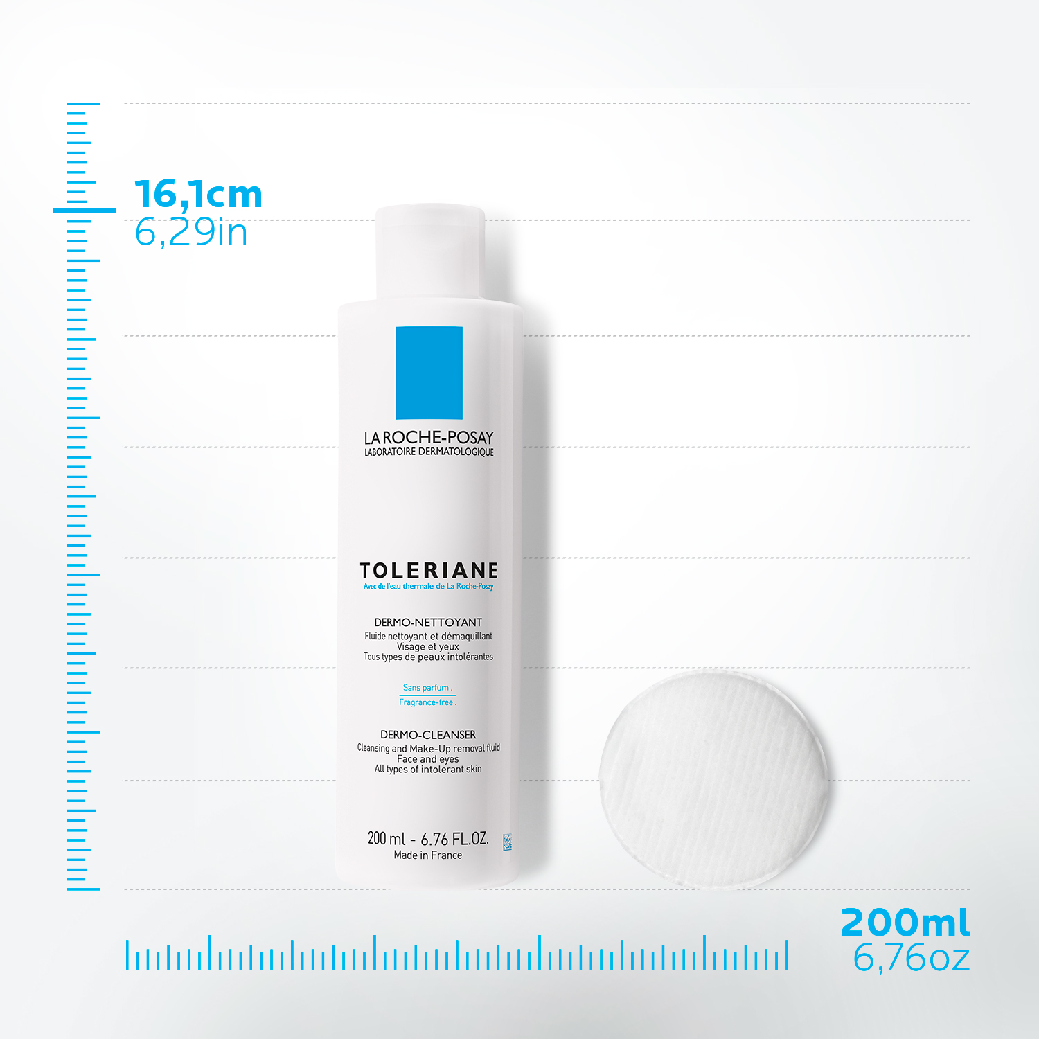 La Roche-Posay Toleriane Dermo Cleanser & Makeup Remover 200 ml