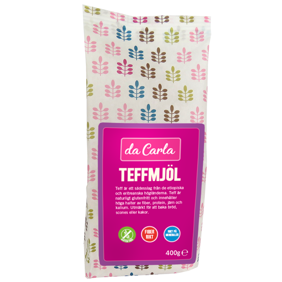 Da Carla Teff Mjöl Ljust 400 g