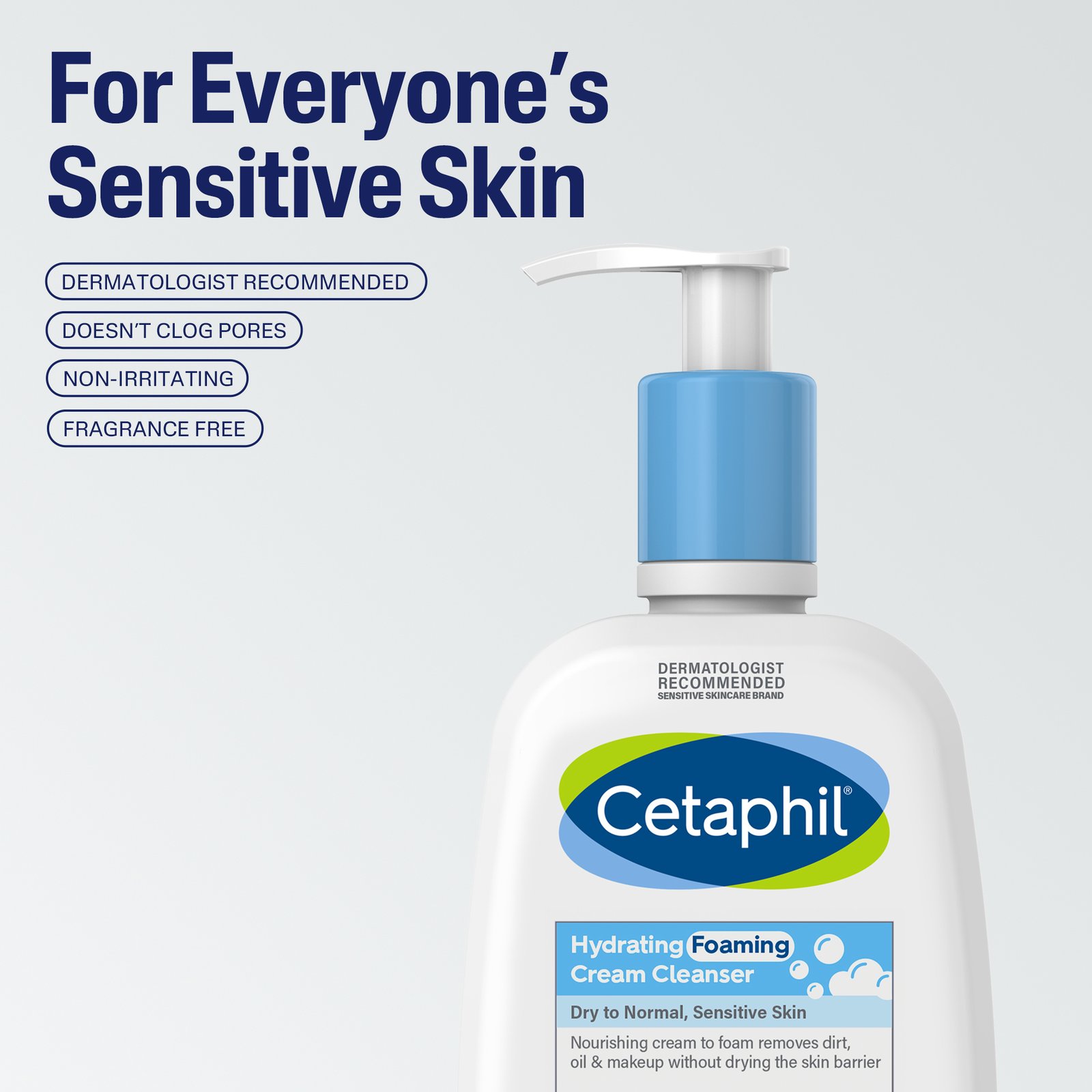 Cetaphil Hydrating Foaming Cream Cleanser 236ml