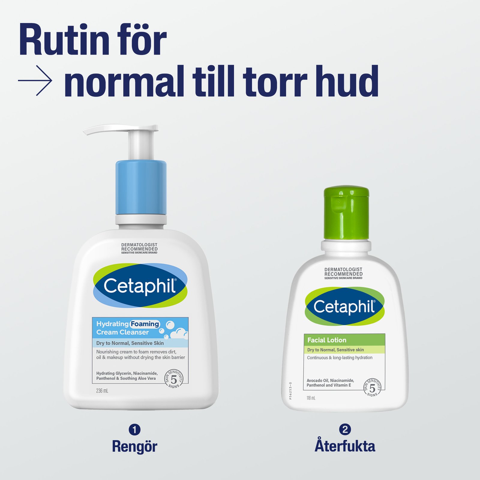 Cetaphil Hydrating Foaming Cream Cleanser 236ml