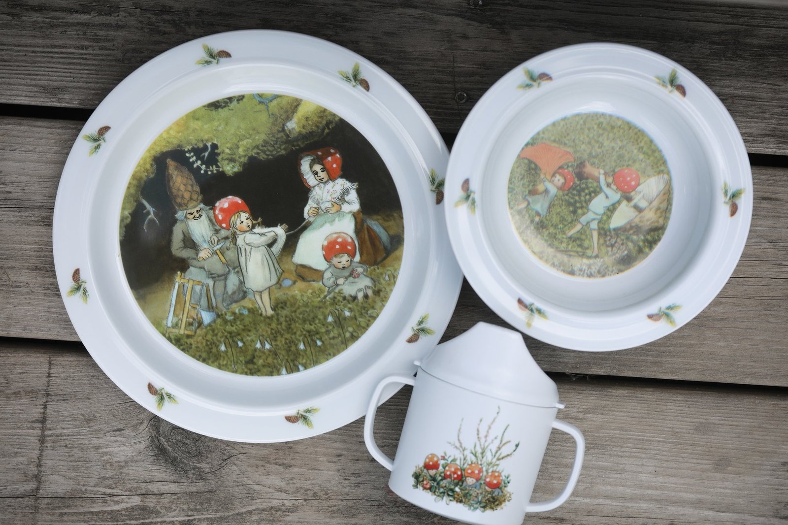 Rätt Start, Elsa Beskow Tomebobarnen Barnservis 3-delar