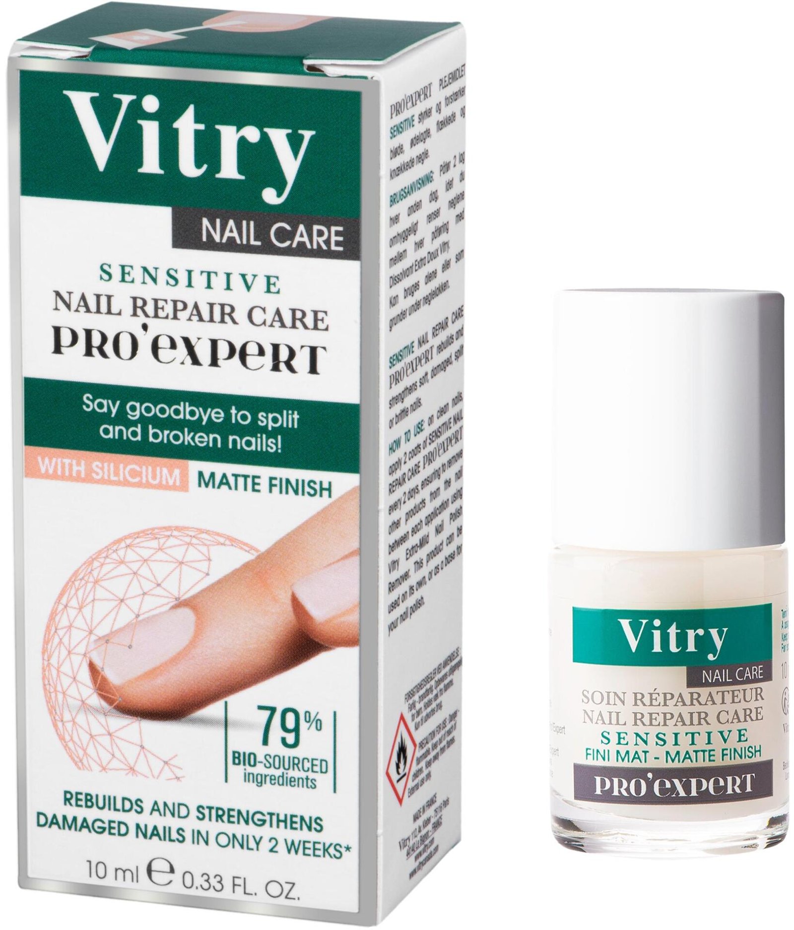 Vitry Sensi Nail Rep Care Pro Expert Matte Nagelvård 10 ml