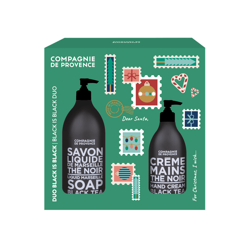 Compagnie De Provence Black Is Black Duo 500 ml + 300 ml