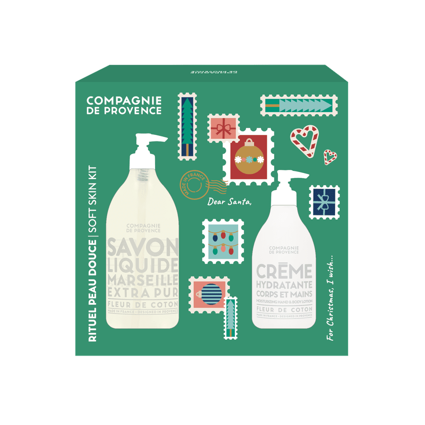Compagnie De Provence Cotton Flower Duo 500 ml + 300 ml