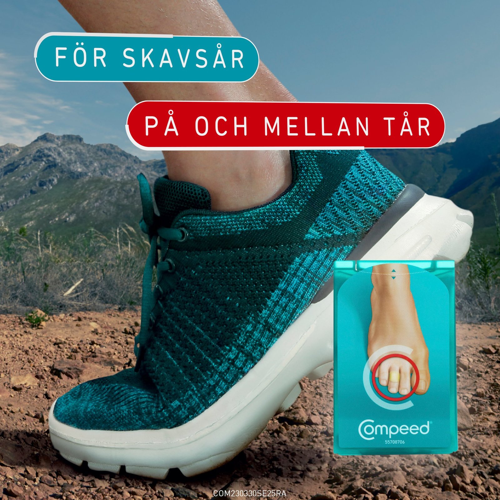 Compeed Skavsårsplåster On Toes 8 st
