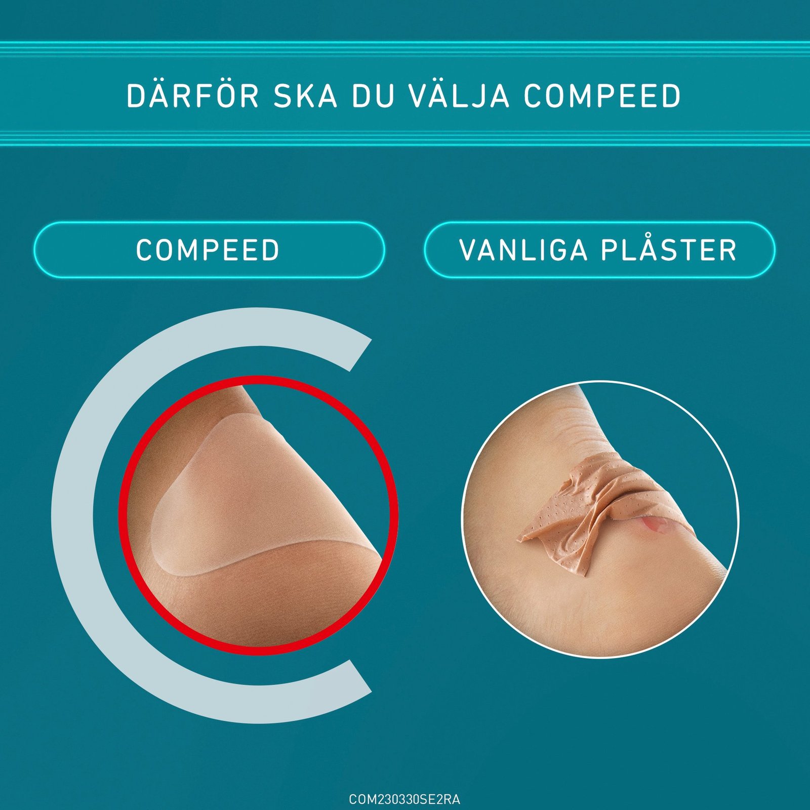 Compeed Skavsårsplåster On Toes 8 st