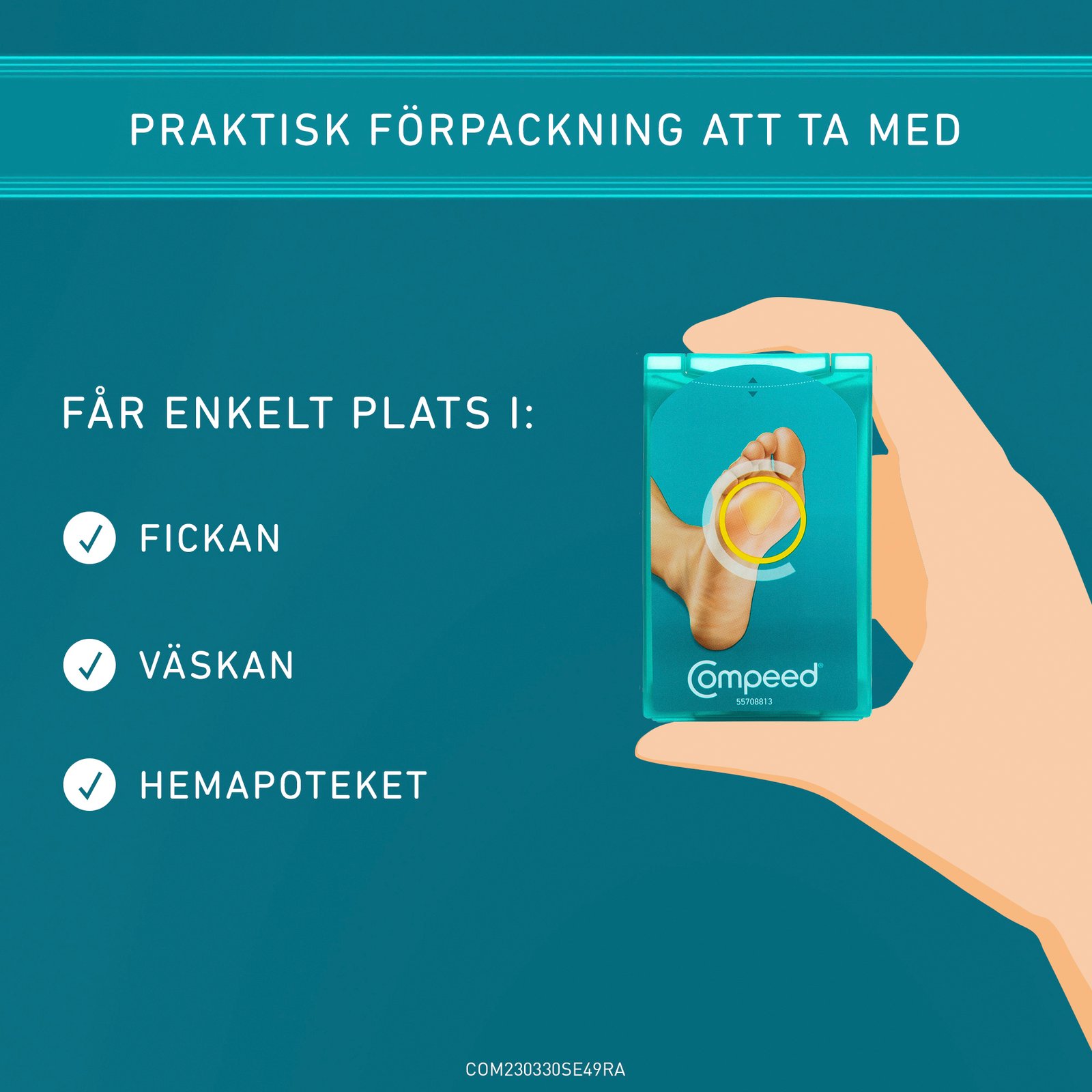Compeed Plåster för behandling av hård hud 6 st