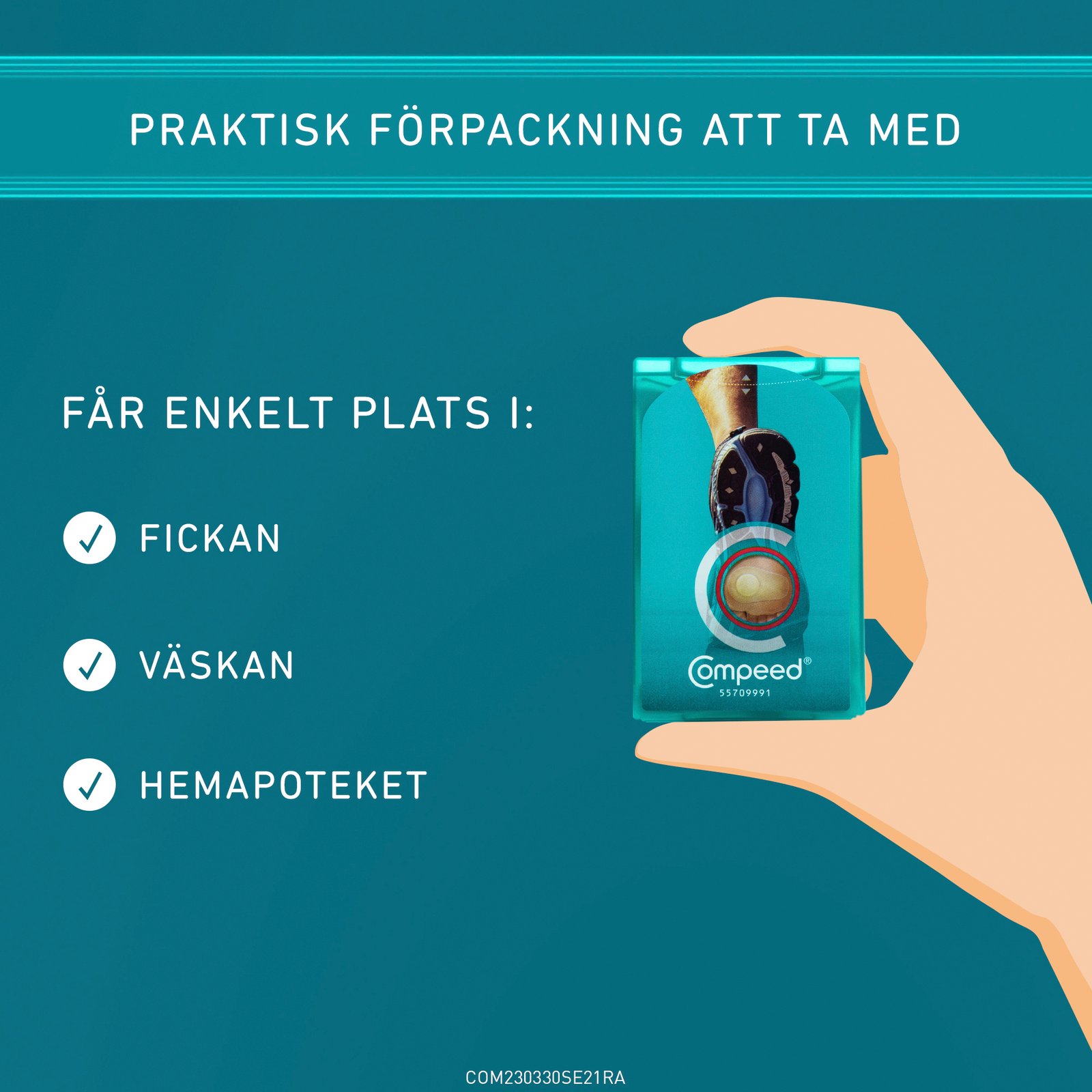 Compeed Plåster för behandling av blåsor fotsula 5 st