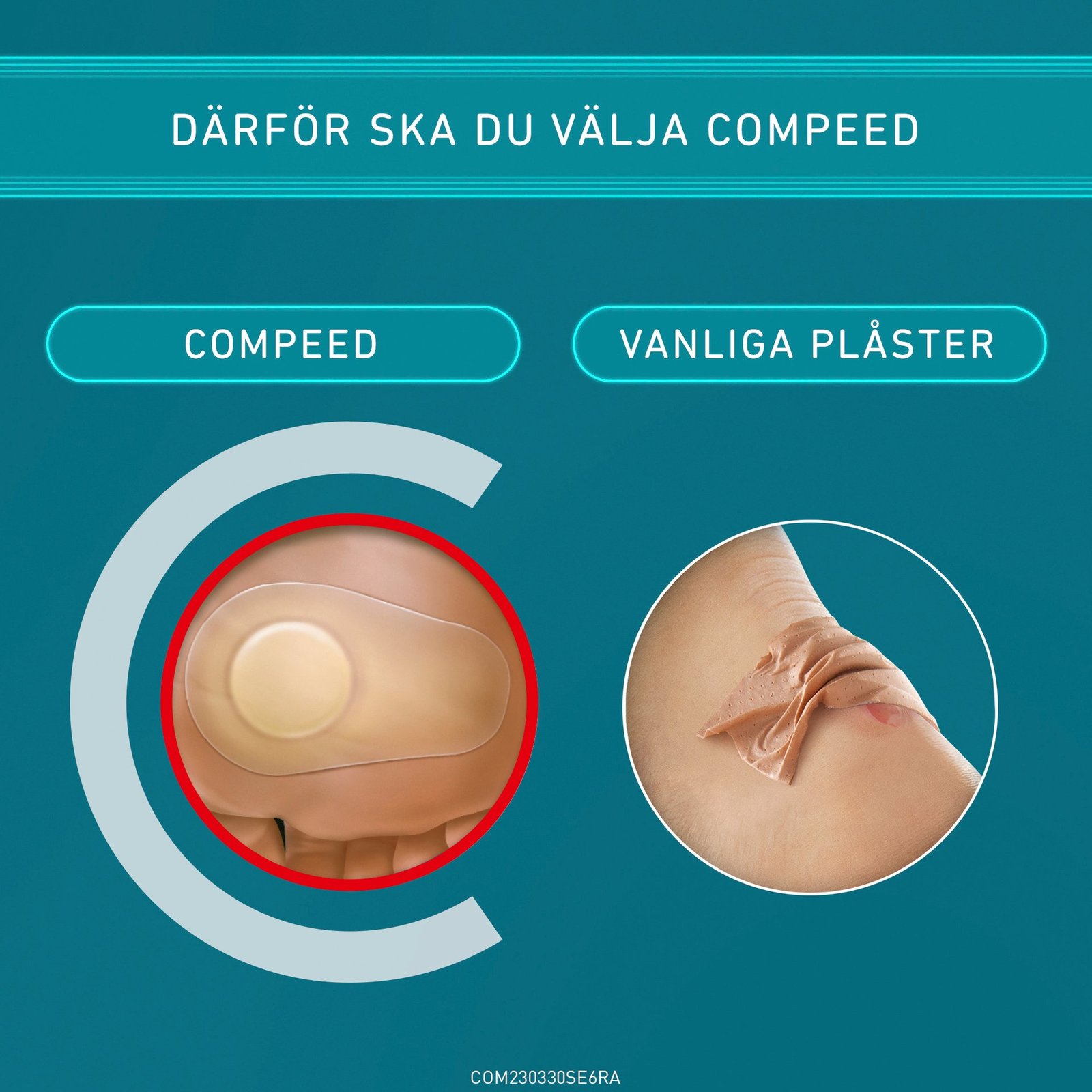 Compeed Plåster för behandling av blåsor fotsula 5 st