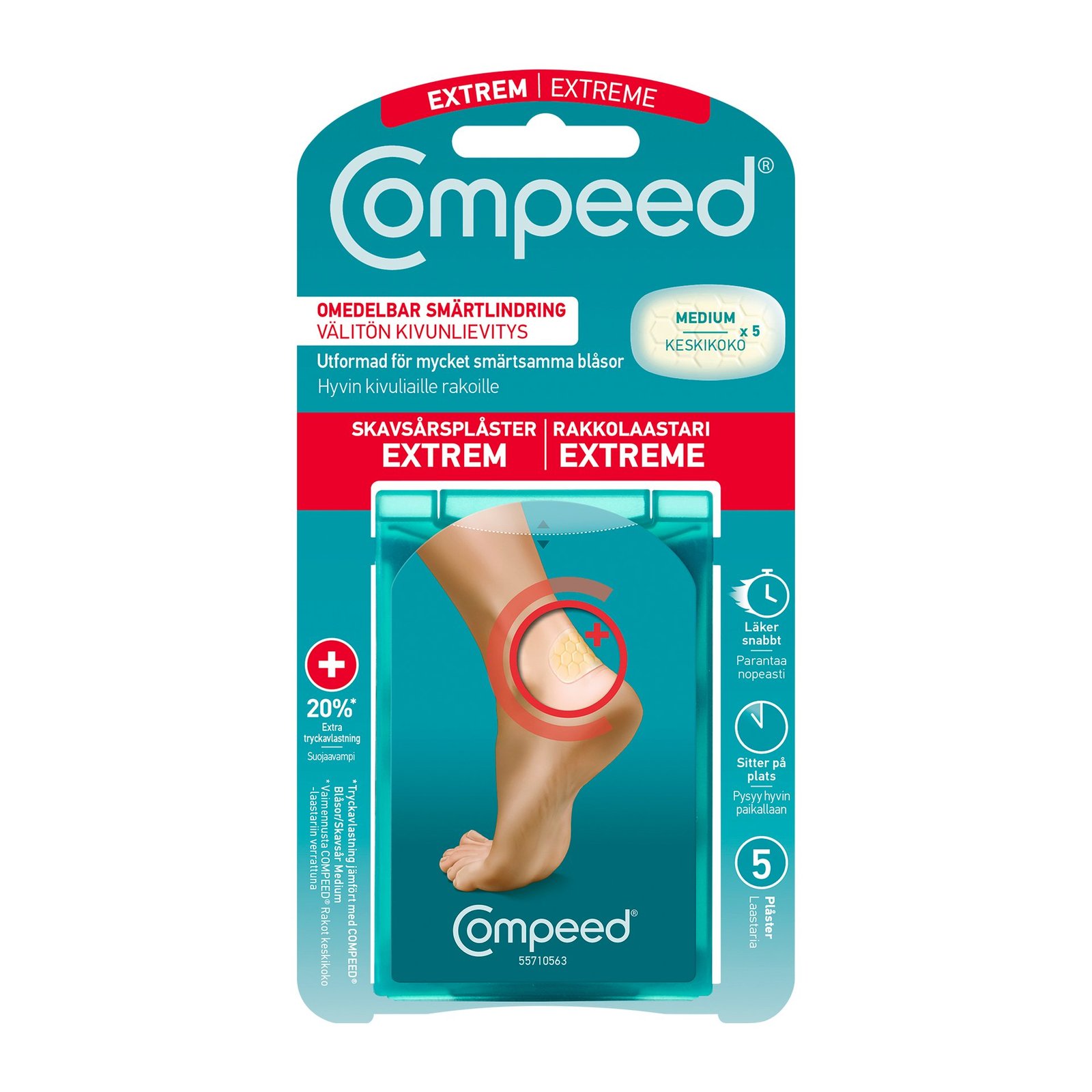 Compeed Skavsårsplåster Extreme 5 st