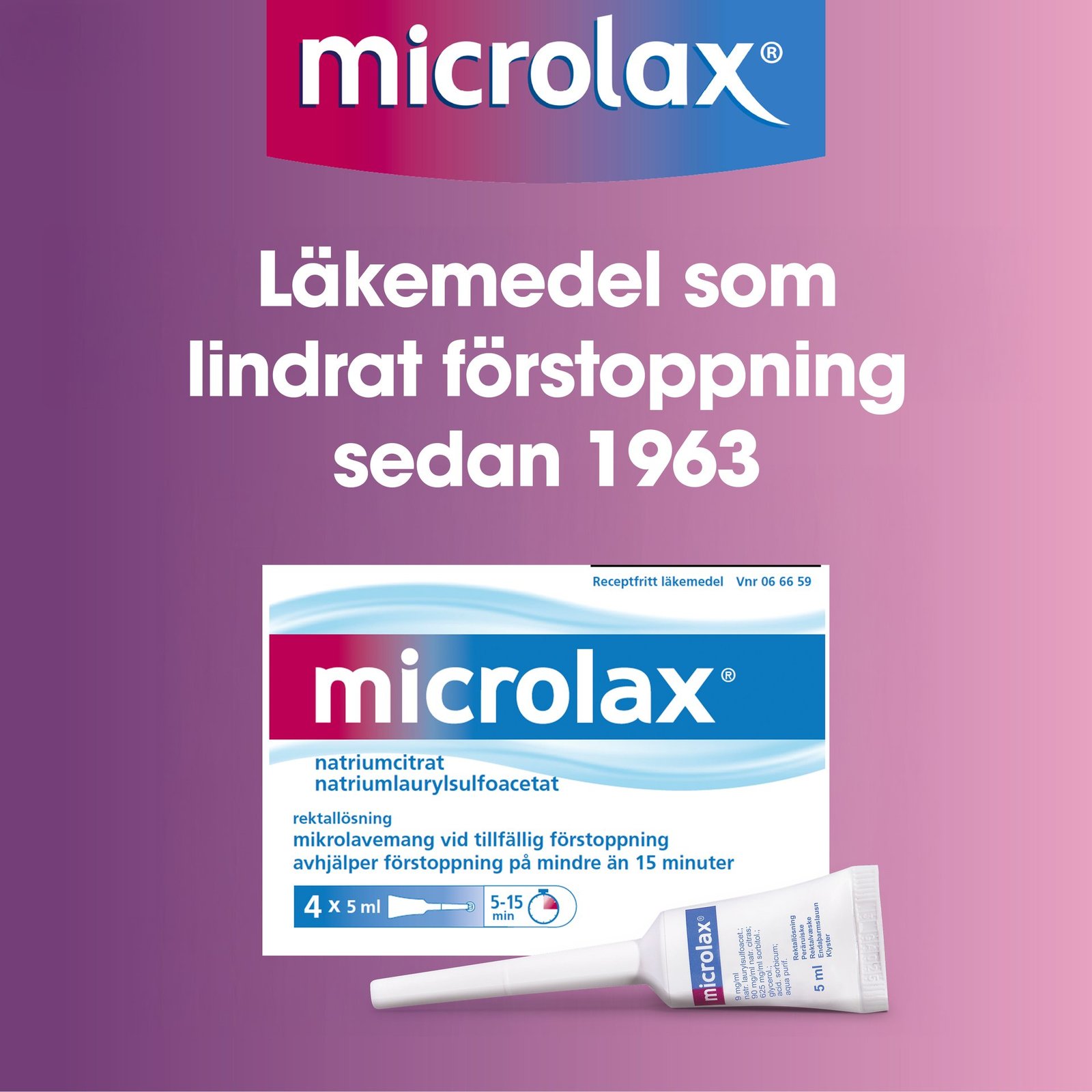 Microlax Mikrolavemang 5 ml 4 st