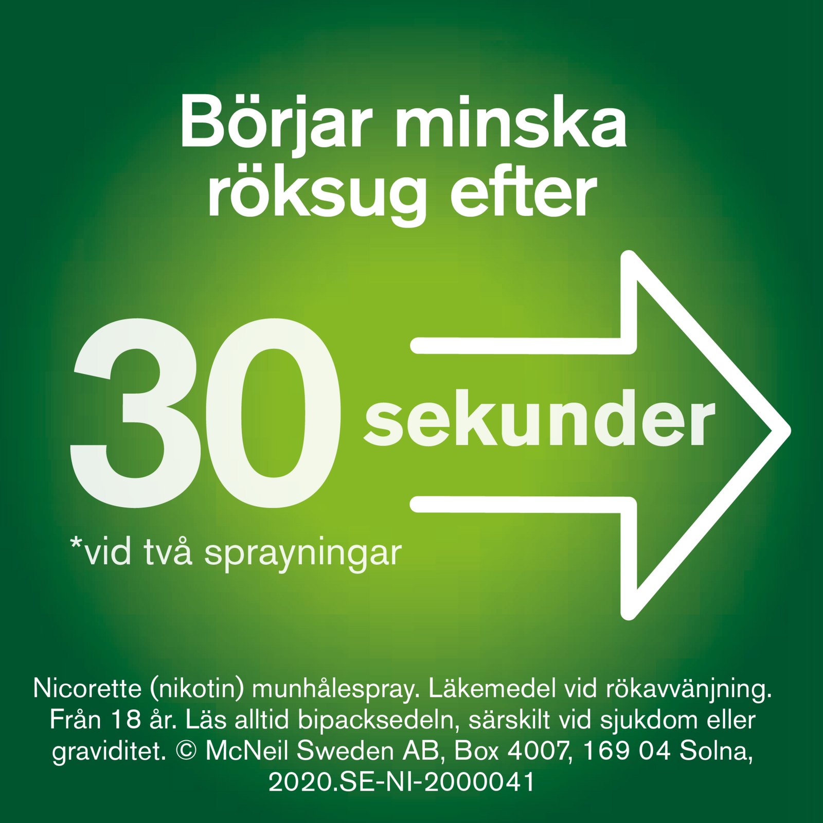 Nicorette Pepparmint Munhålespray 1 mg/spray 2 x 150 spraydoser