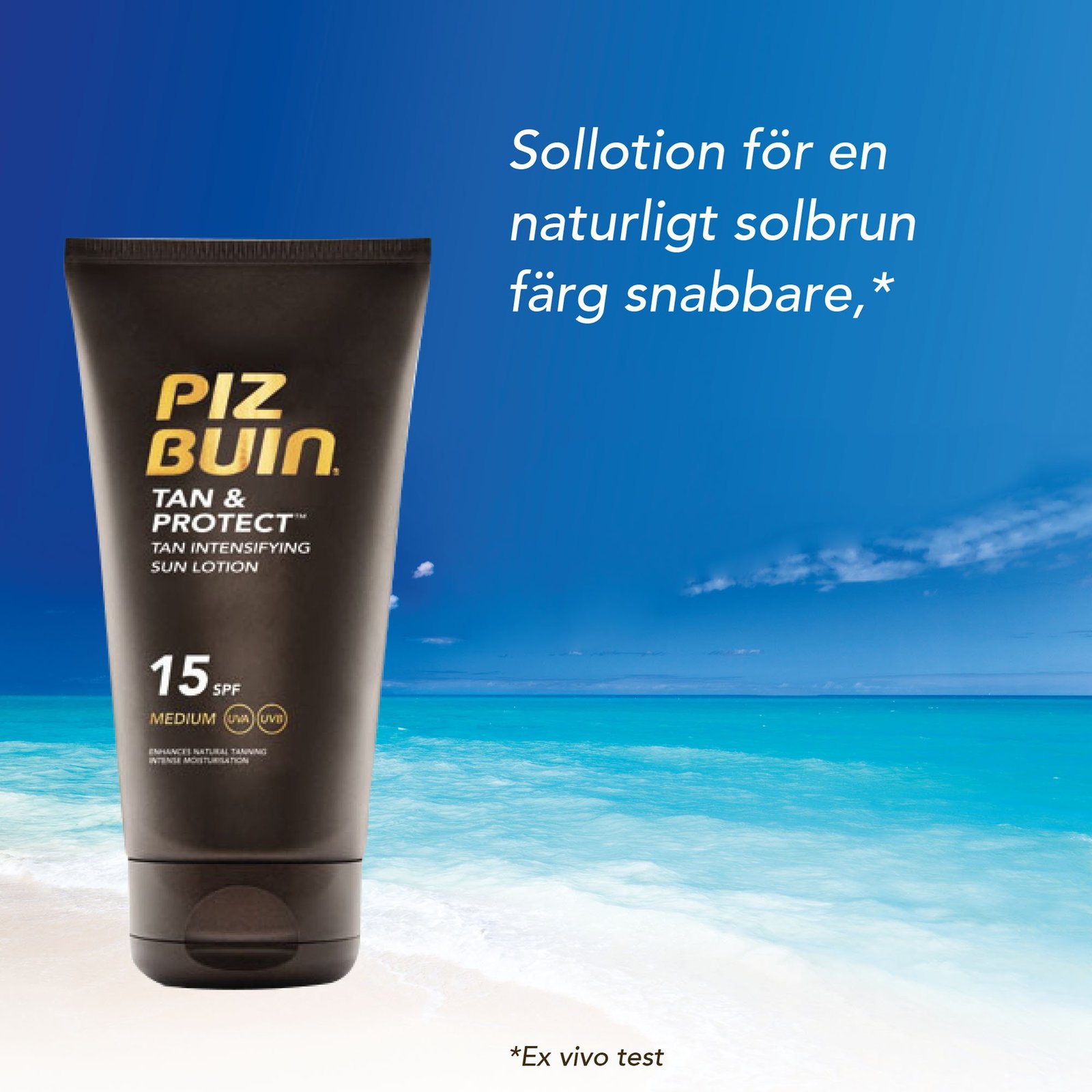 Piz Buin Tan & Protect Tan Intensifying Sun Lotion SPF15 150 ml