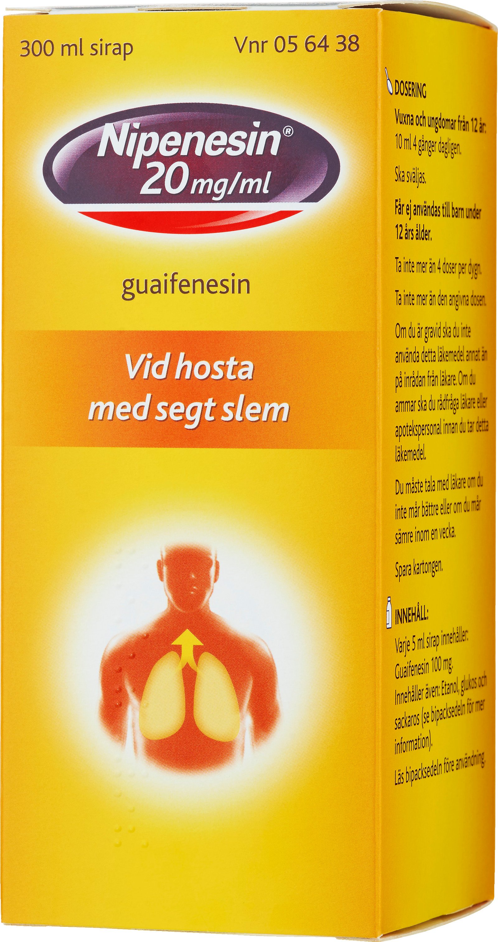 Nipenesin Sirap 20 mg/ml, 300 ml