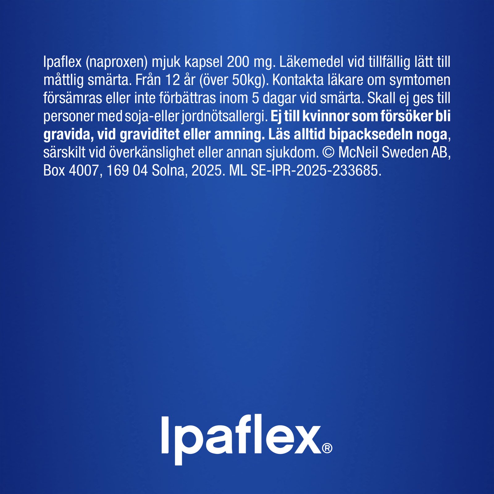 Ipaflex 200mg Naproxen 20 mjuka kapslar