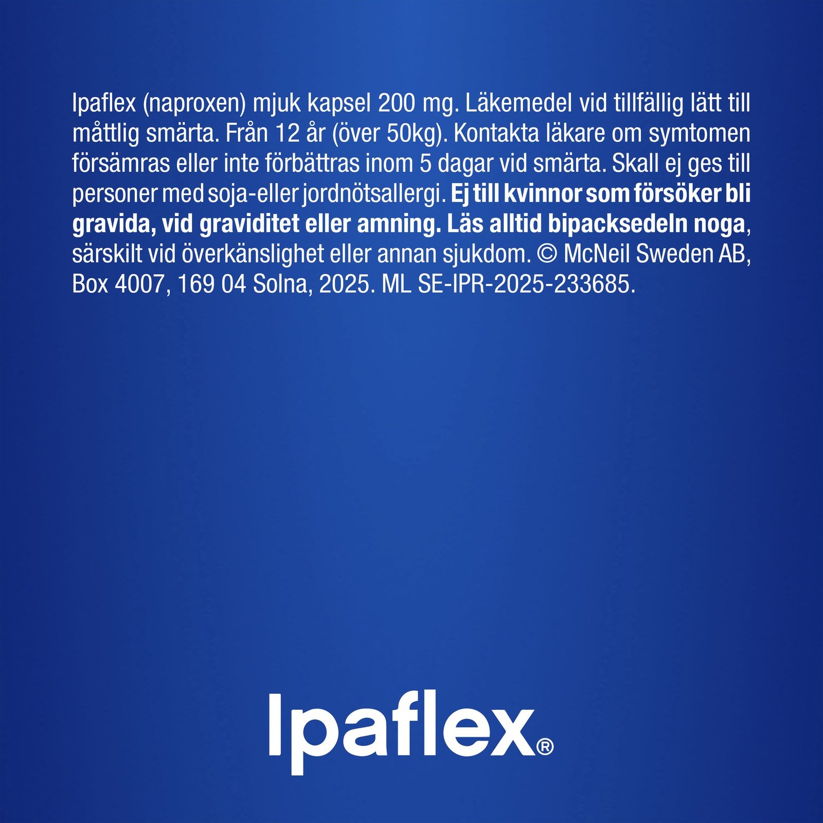 Ipaflex 200mg Naproxen 20 mjuka kapslar