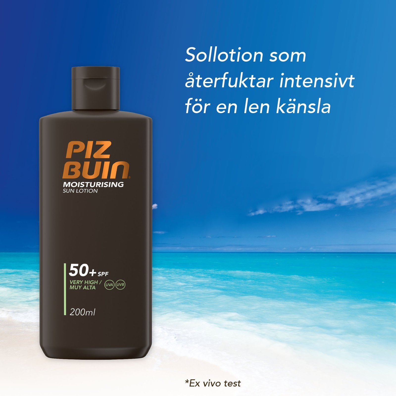Piz Buin Moisturising Sun Lotion Spf 50+ 200 ml