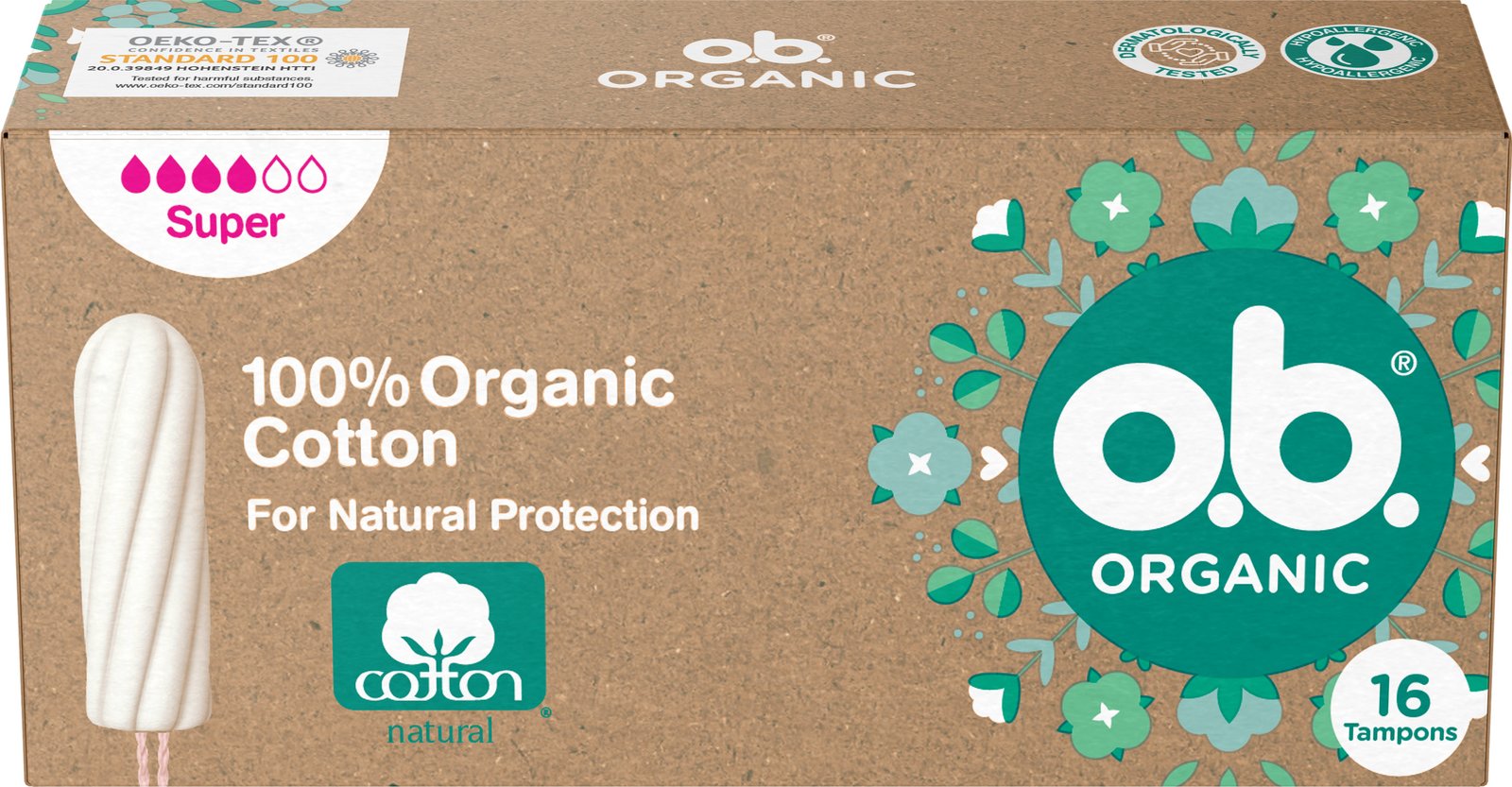 o.b Organic Super Tamponger 16 st