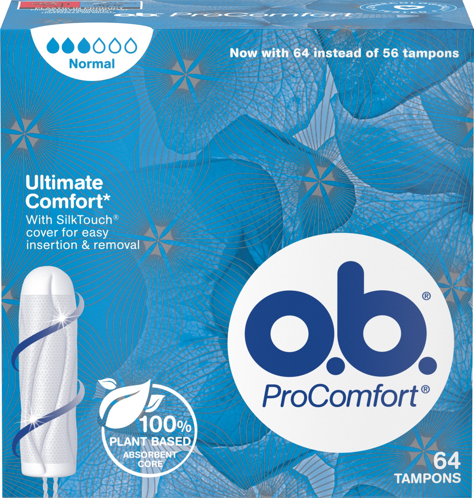 o.b ProComfort Tampong Normal 64 st