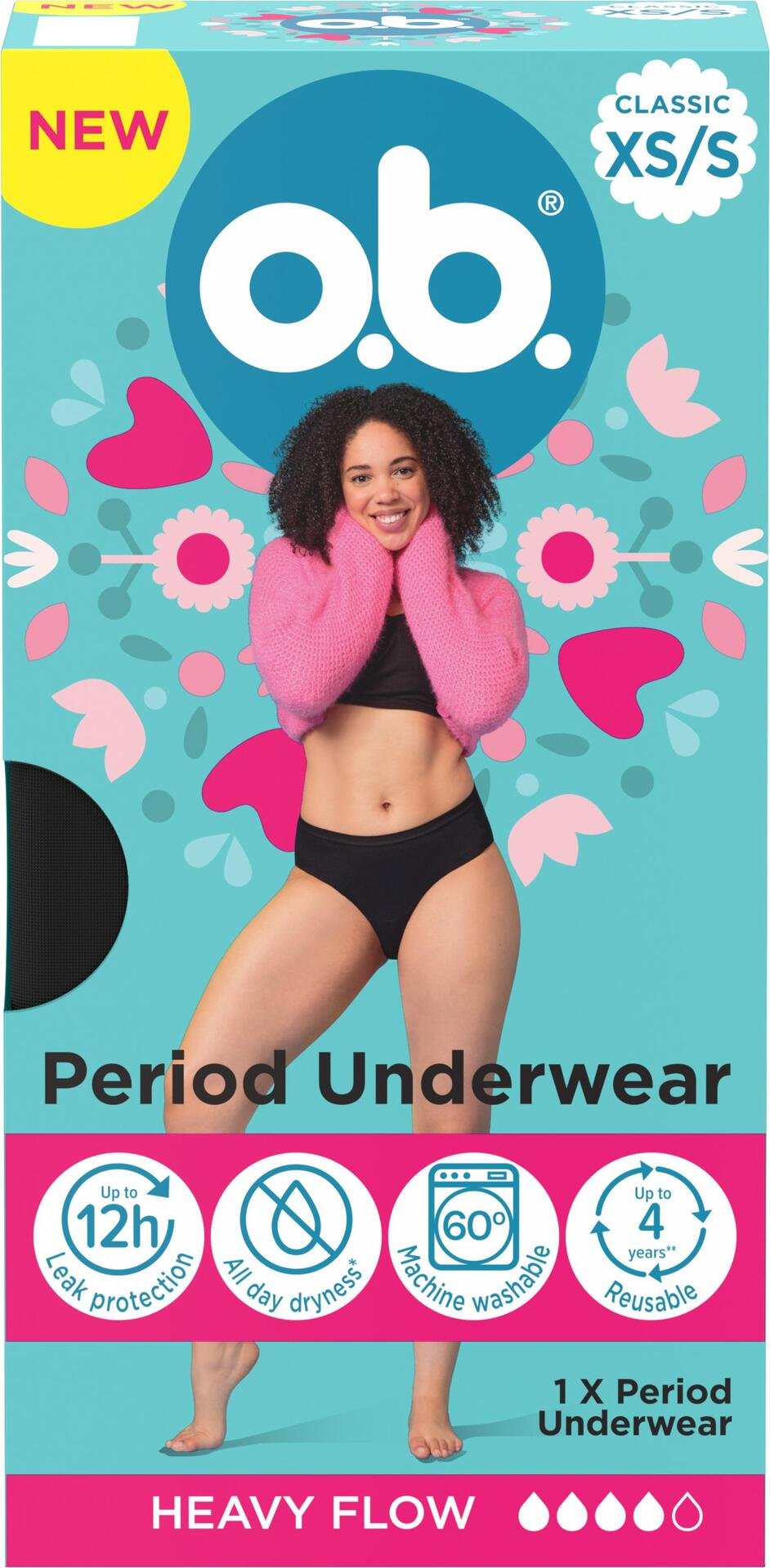 O.B Period Underwear Menstrosa XS/S