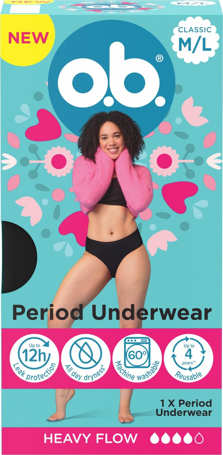 O.B. Period Underwear Menstrosa M/L