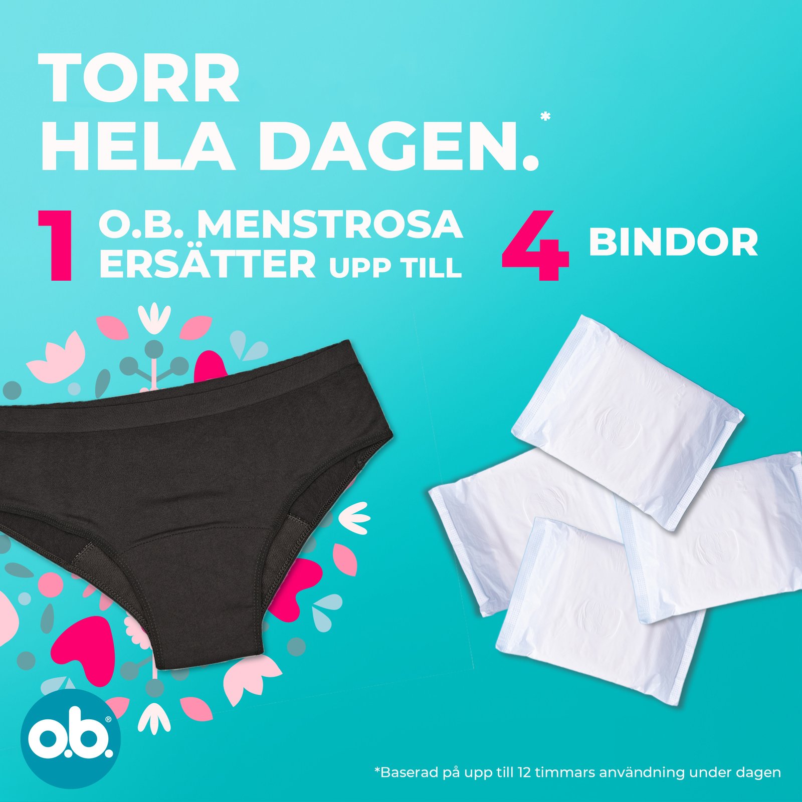 O.B. Period Underwear Menstrosa XL/XXL