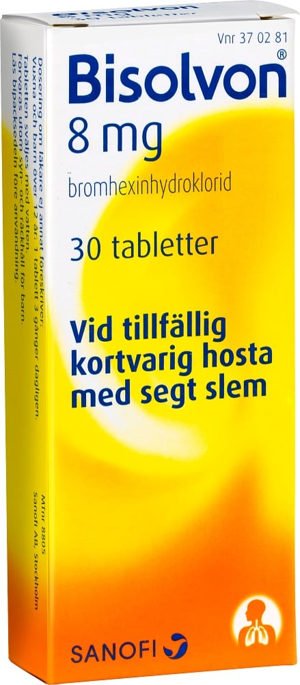 Bisolvon 8 mg 30 tabletter