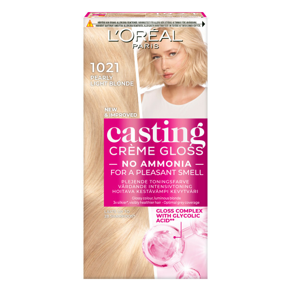 L'Oréal Paris Casting Creme Gloss Blonde 1021 Light Pearl Blonde
