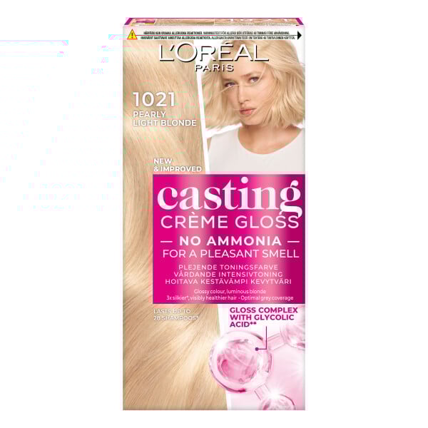 L'Oréal Paris Casting Creme Gloss Blonde 1021 Light Pearl Blonde