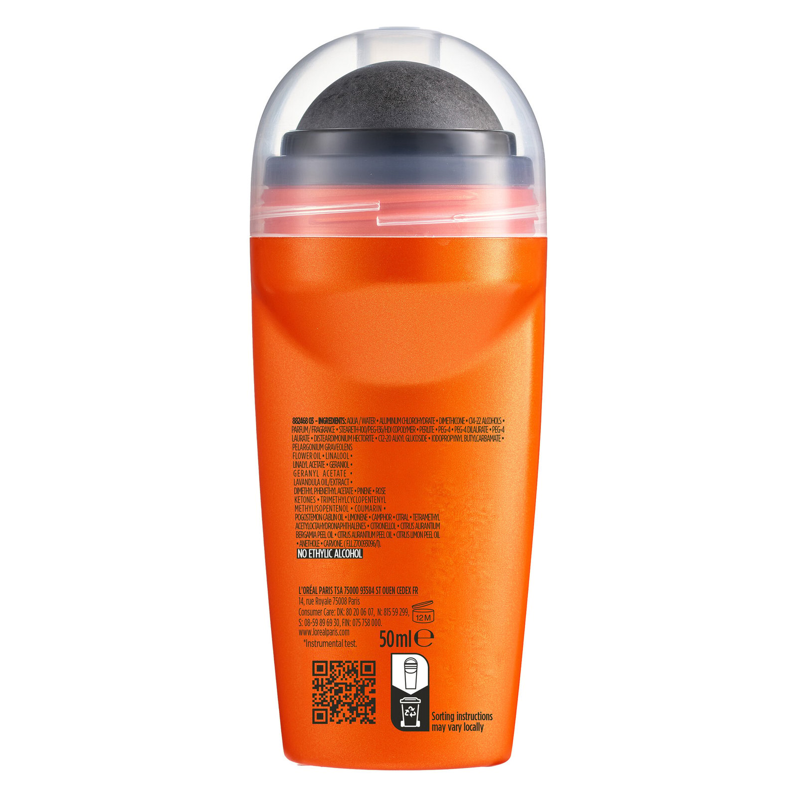 L'Oréal Paris Men Expert Thermic Resist Heat Protection 72H Anti-Perspirant Deodorant Roll On 100 ml