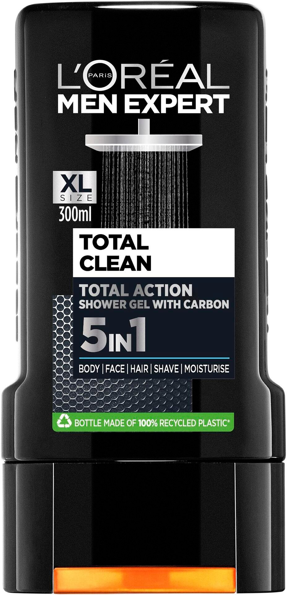 L'Oréal Men Expert Pure Carbon Total Clean Shower Gel 300ml