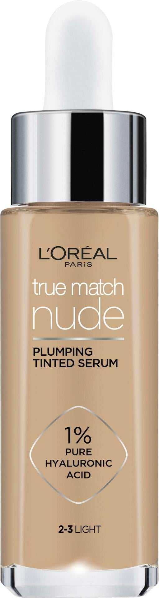 L'Oréal Paris True Match Nude Plumping Tinted Serum 2-3 Light 30 ml