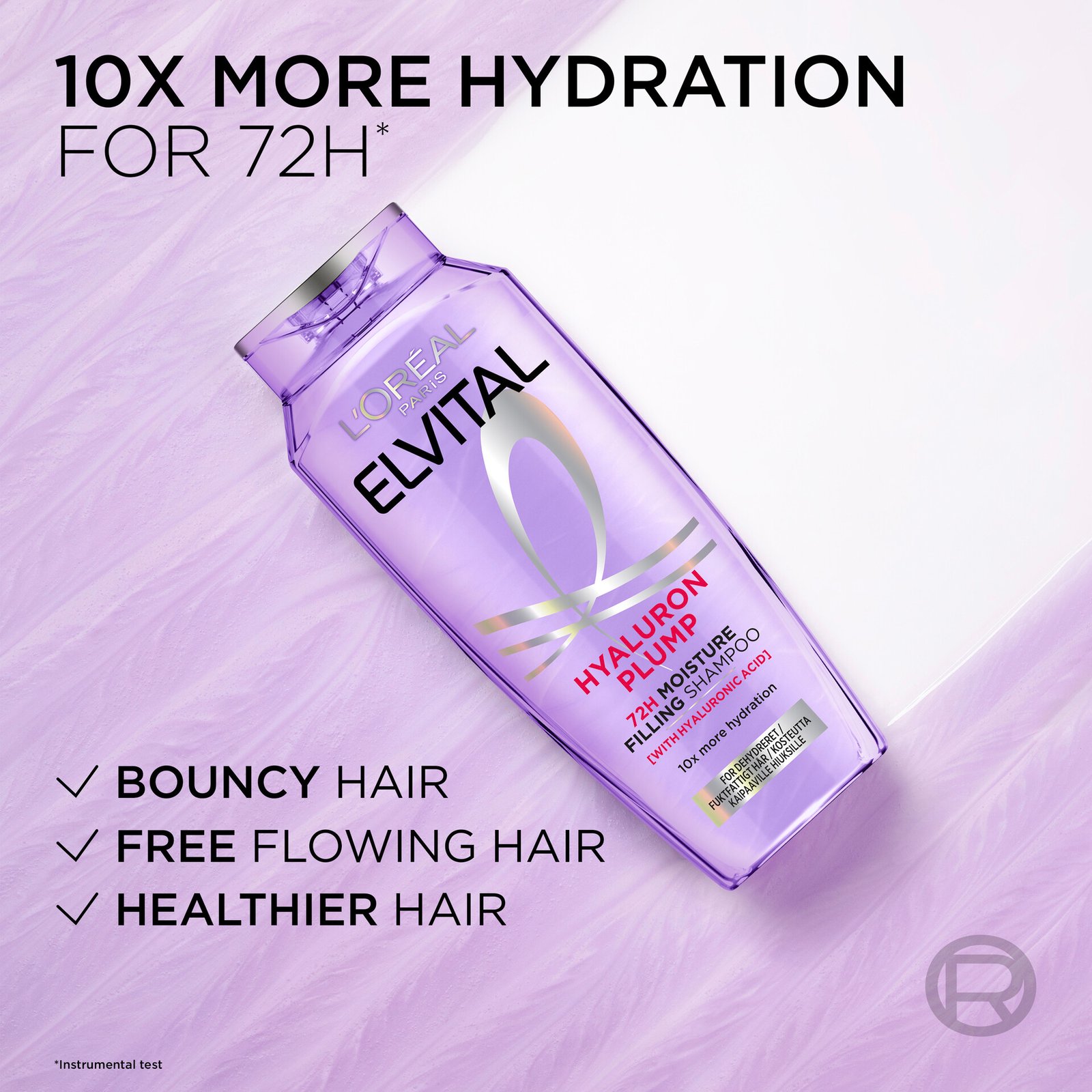 L'Oréal Paris Elvital Hyaluron Plump 72H Moisture Filling Shampoo 250 ml