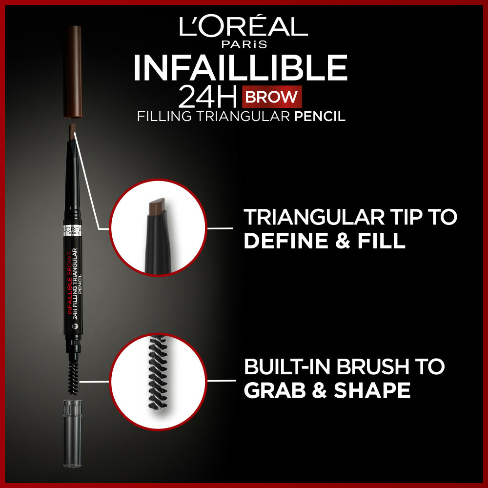 L'Oréal Paris Infaillible Brows 24H Filling Triangular Pencil 5.0 Light Brunette 1 ml