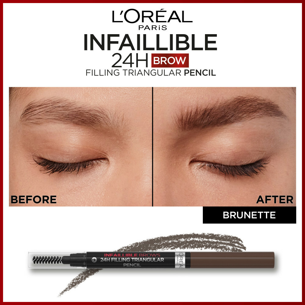L'Oréal Paris Infaillible Brows 24H Filling Triangular Pencil 3.0 Brunette 1 ml