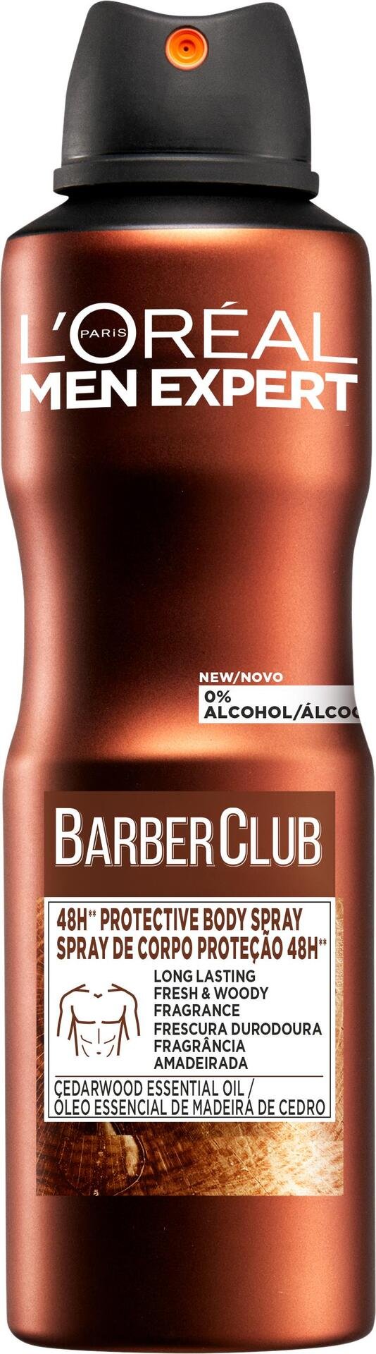 Men Expert Barber Club 48H Protective Bodyspray 150ml