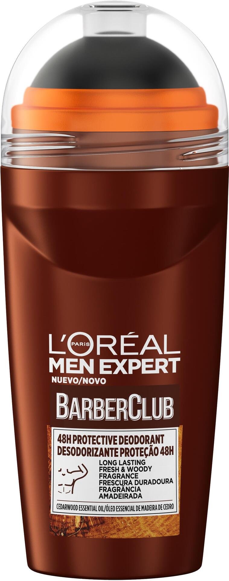 L'Oréal Barber Club 48H Protective Deodorant Roll-On 50ml