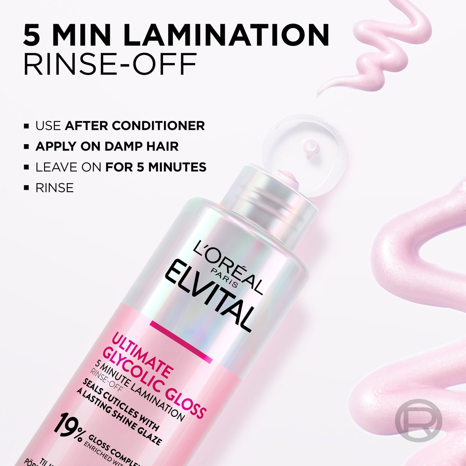 L'Oréal Paris Elvital Glycolic Gloss rinse-off treatment for normal hair 200 ml