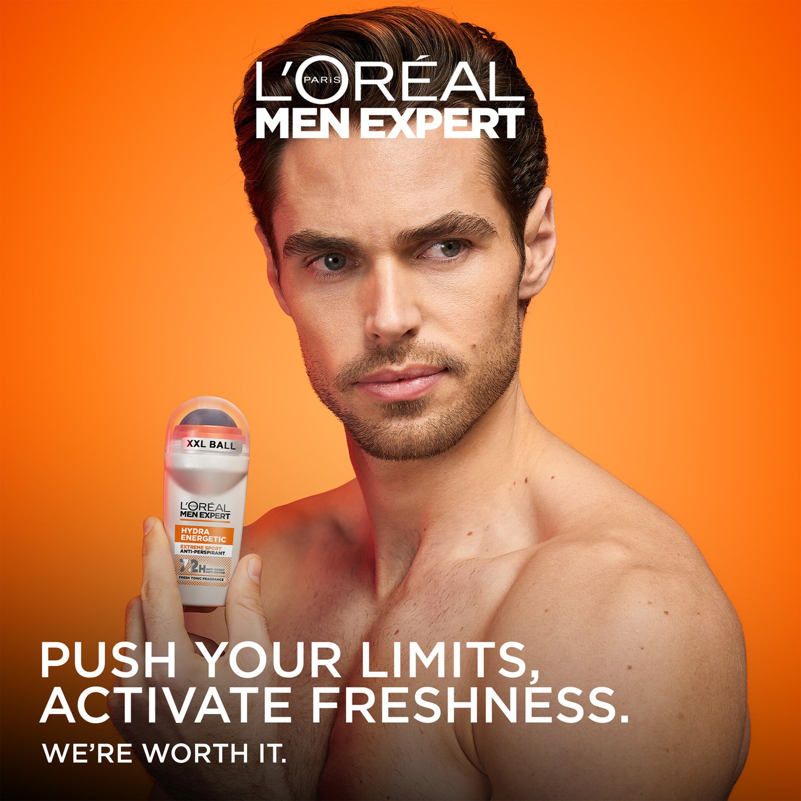 L'Oréal Paris Men Expert Hydra Energetic Extreme Sport 72H Anti-Perspirant Deodorant Roll On 50 ml