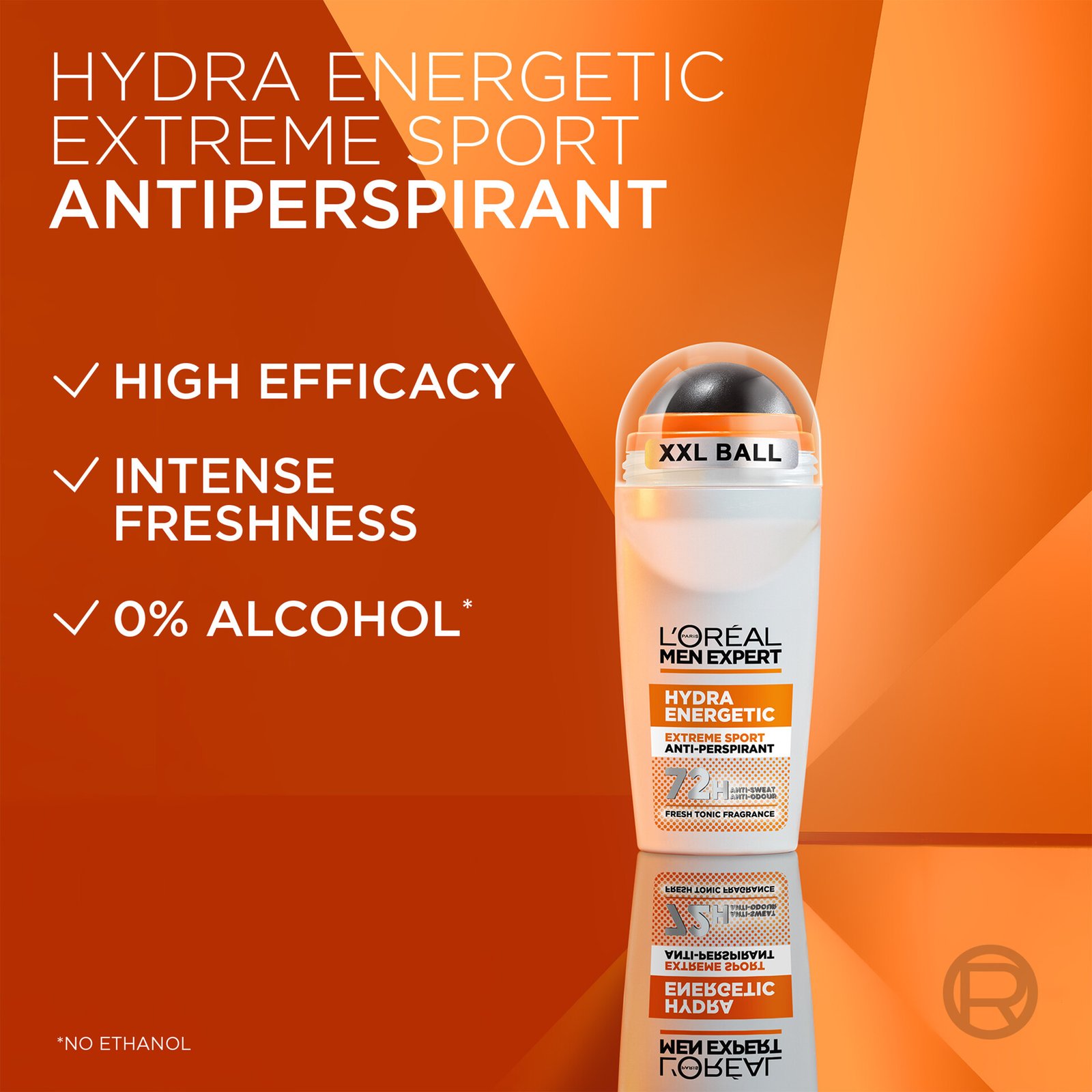 L'Oréal Paris Men Expert Hydra Energetic Extreme Sport 72H Anti-Perspirant Deodorant Roll On 50 ml