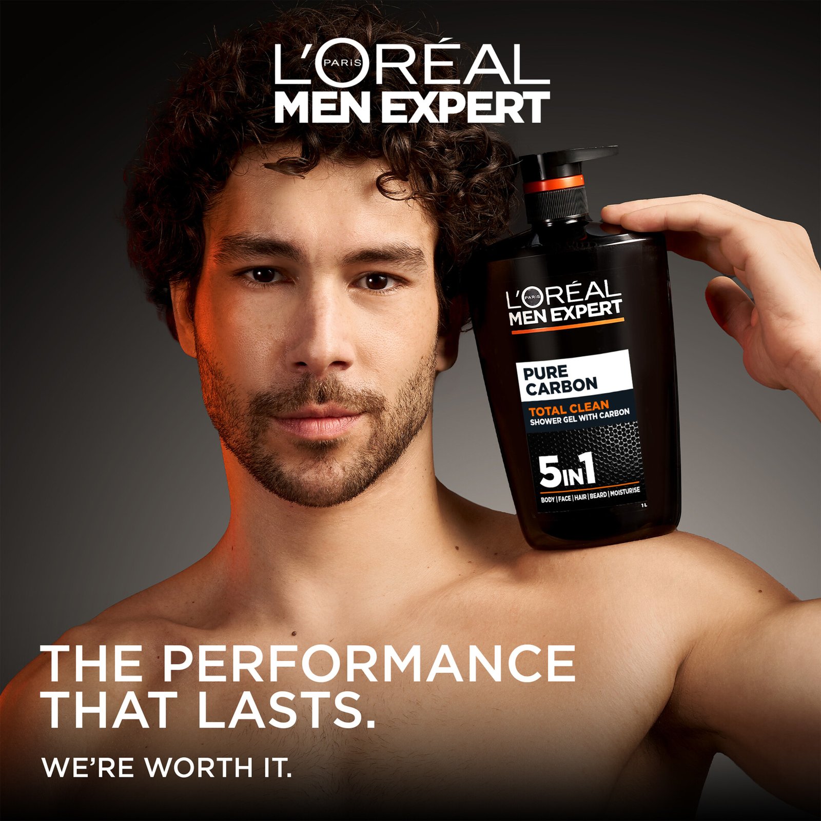 L'Oréal Paris Men Expert Pure Carbon Shower Gel 1000 ml